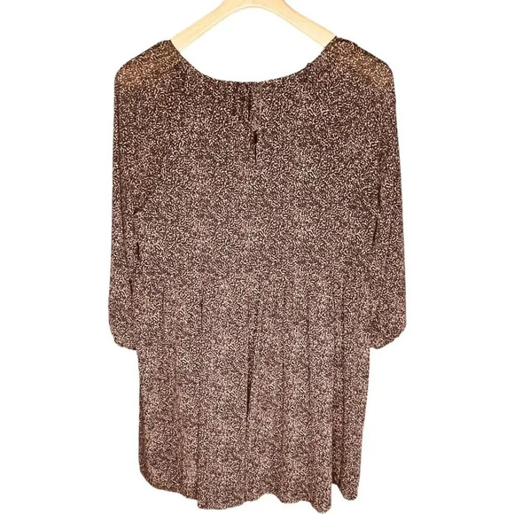 Madewell Crinkle Georgette V-Neck Babydoll Dress in Brushed Texture - Picture 11 of 16